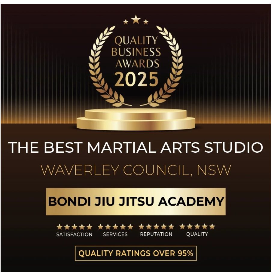 Quality Business Awards recognition for Bondi Jiu Jitsu Academy